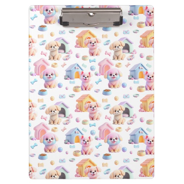 Canine Cuddle  Clipboard (Front)