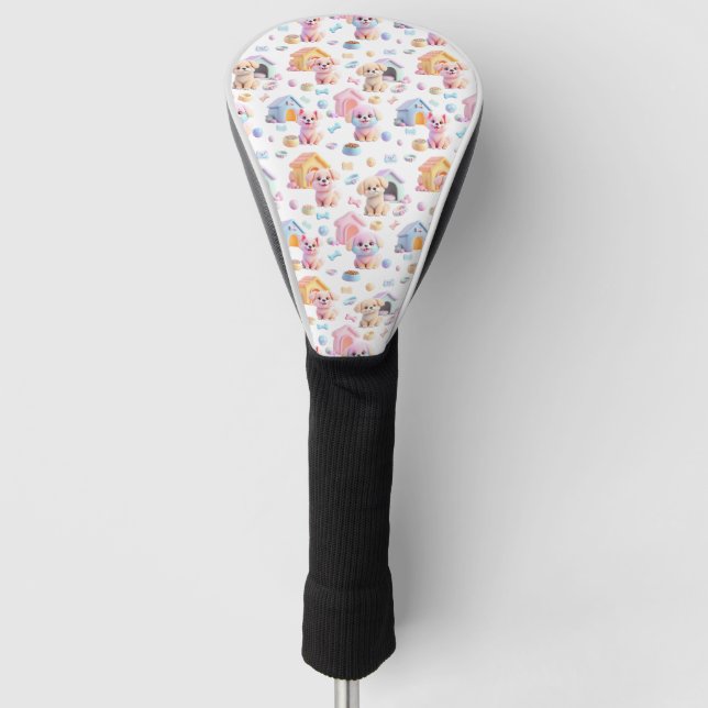 Canine Cuddle Golf Head Cover (Front)