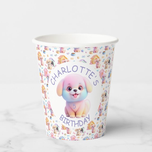 Canine Cuddle Paper Cups (Front)