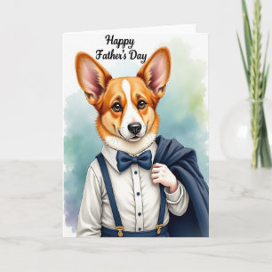 Canine Dad Bow Tie Card