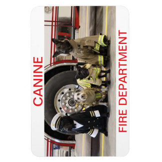 Canine Fire Department Calendar Magnet