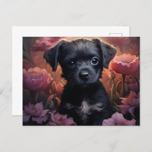 Canine Flower Postcard