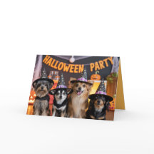 Canine Halloween Party Invitation