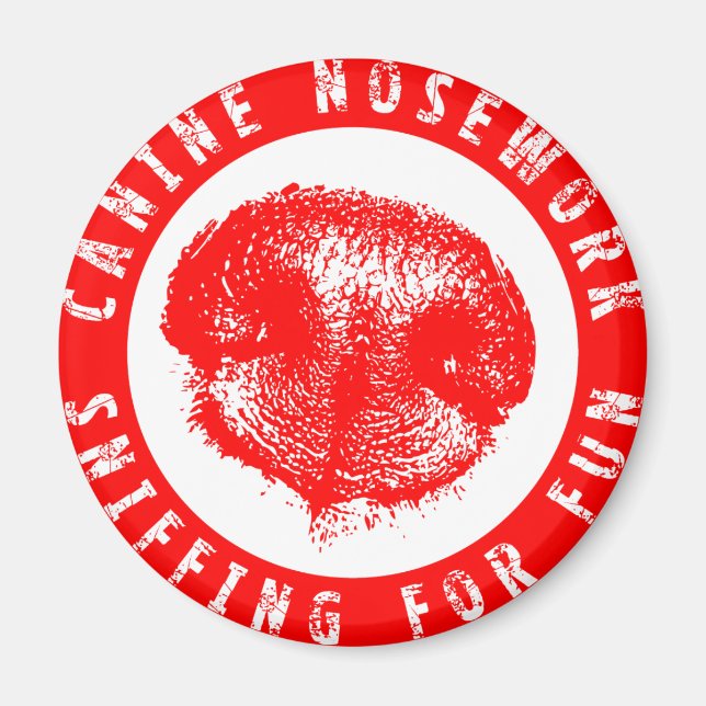 Canine Nosework, Sniffing for Fun Magnet (Front)