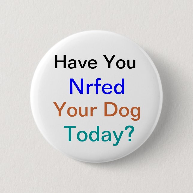 Canine Nrf2 2 Inch Round Button (Front)
