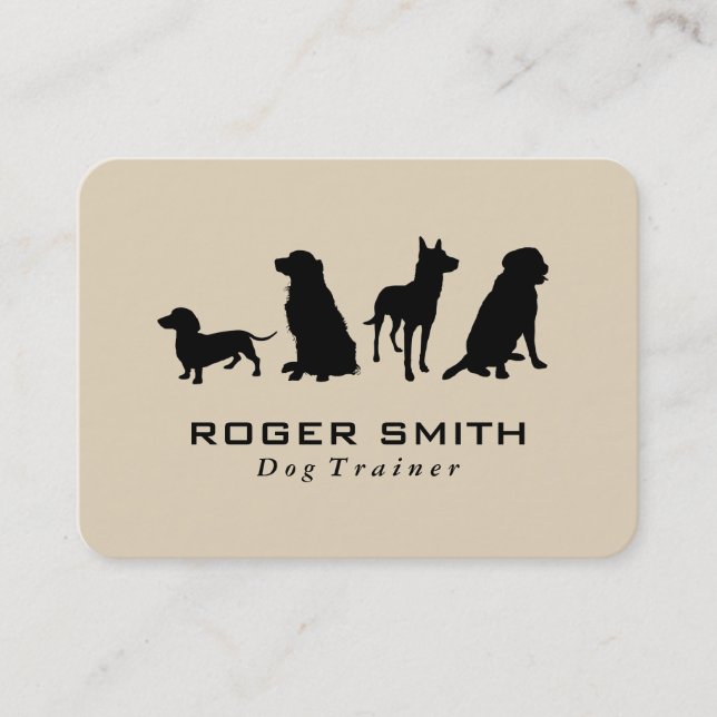 Canine Pack | Dog Training Business Card (Front)