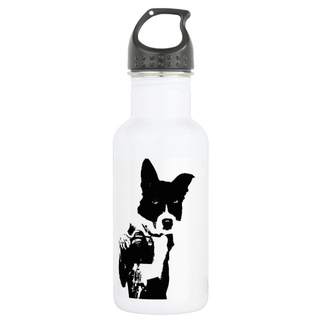 Canine Photographer 532 Ml Water Bottle (Front)