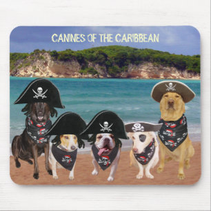 CANINES OF THE CARIBBEAN MOUSE PAD