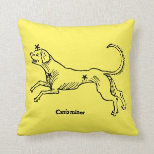 Canis Minor, 1482 Throw Pillow