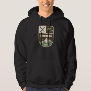 Canmore Alberta Canada Vintage Hoodie