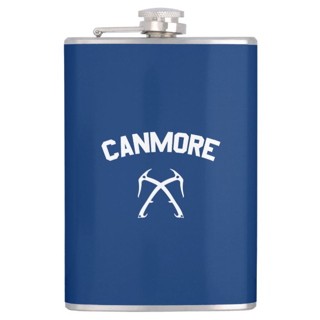 Canmore Ice Climbing Hip Flask (Front)