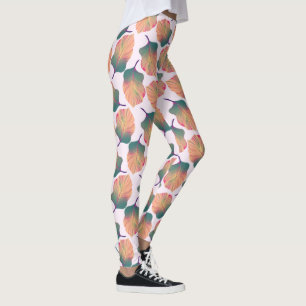 Canna Tropicanna Leaves in Pastel Leggings