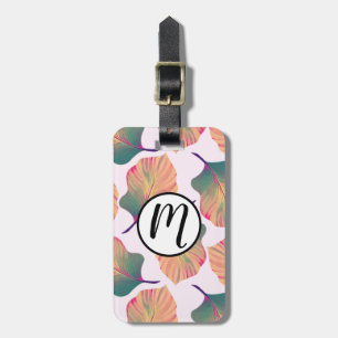 Canna Tropicanna Leaves in Pastel Luggage Tag