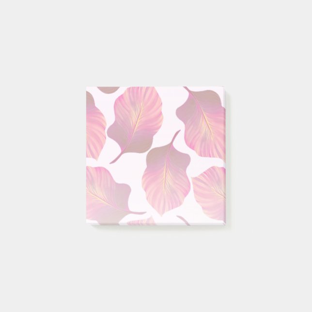Canna Tropicanna Leaves in Pink Post-it Notes (Front)