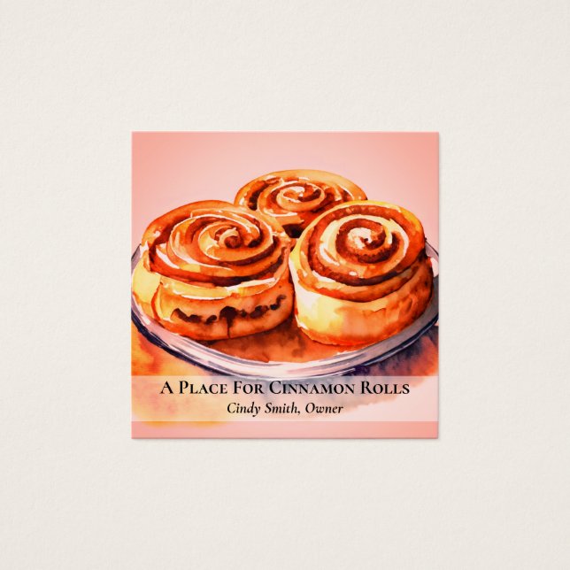 Cannamon Rolls Carte de visite (Devant)