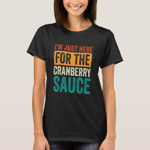Canned Cranberry Sauce Jellied Happy Thanksgiving T-Shirt
