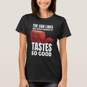 Canned Cranberry Sauce Jellied Happy Thanksgiving T-Shirt
