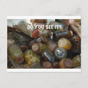 Canned Eyeballs Do you see it? Postcard