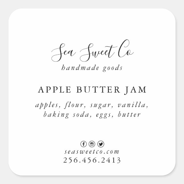 Canned Jar Sticker (Front)