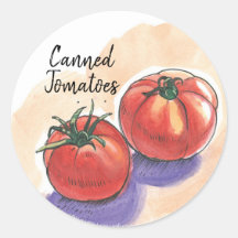 Canned Tomatoes Ball Canning Label