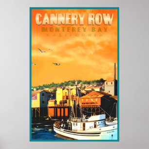 Cannery Row California Poster Monterey Bay Travel