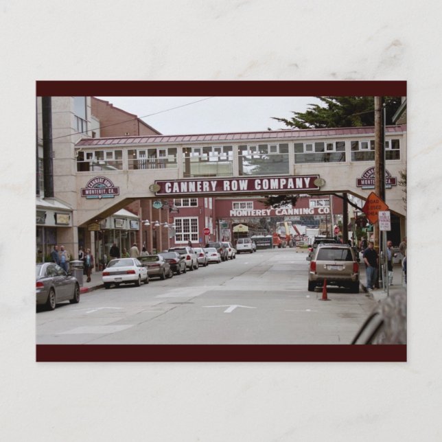 Cannery row postcard (Front)