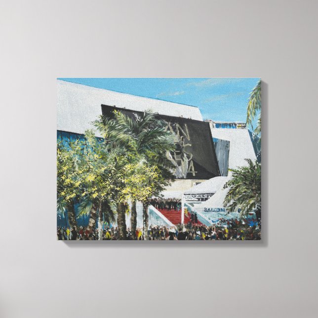 Cannes 2014 canvas print (Front)