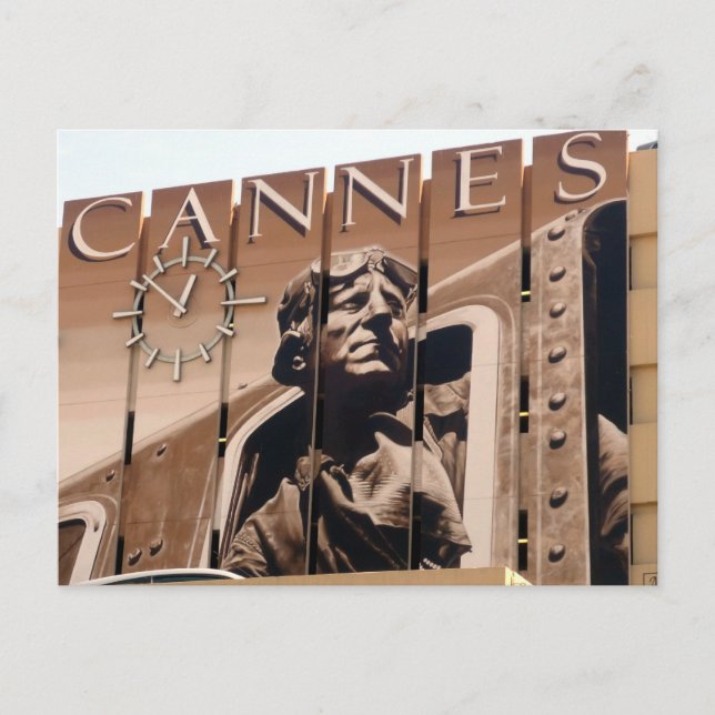 cannes clock postcard (Front)