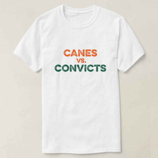 Cannes contre le T-shirt de Convicts (Design devant)