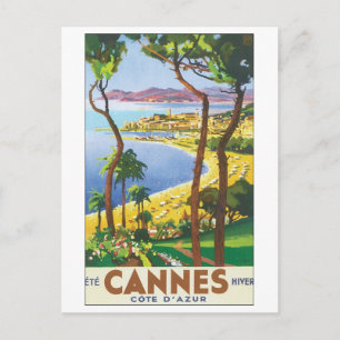 Cannes Cote D' Azur Postcard