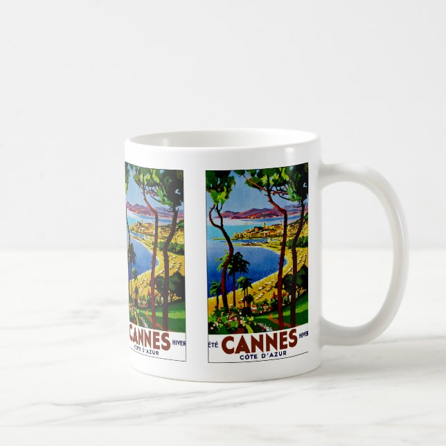 Cannes ~ Cote d'Azur Coffee Mug (Right)