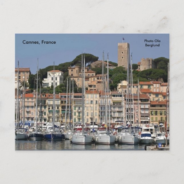 Cannes, France, Photo Ola Berglund Postcard (Front)