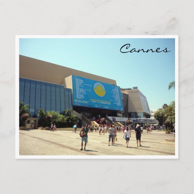 cannes palais postcard (Front)