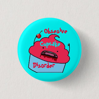 Cannibal Cupcake short prop 1 Inch Round Button