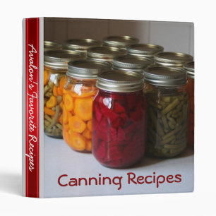 Canning Favourite Recipe Binder