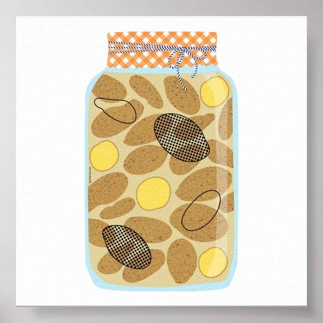 Canning Food - Potatoes Poster (Front)