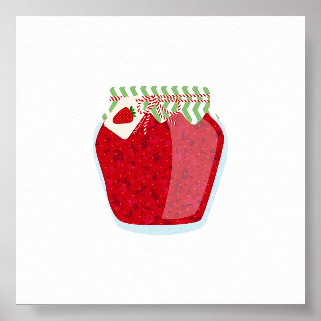 Canning Food - Strawberry Jam Poster (Front)