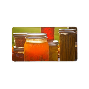 Canning in Autumn Label