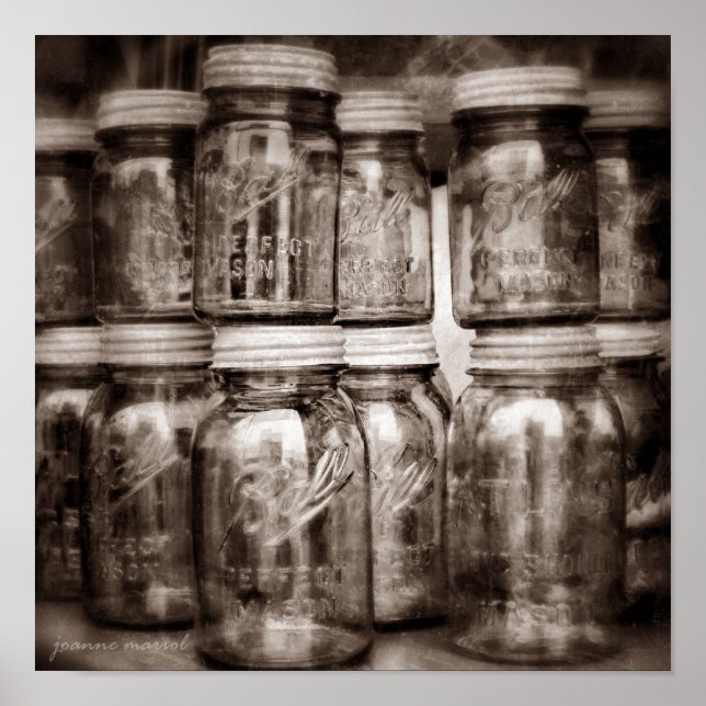Canning Jars Square Print (Front)