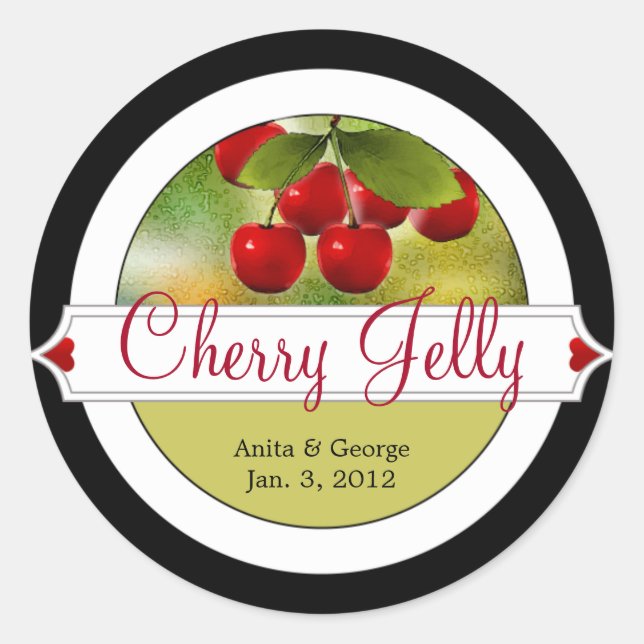 Canning Lids Round Stickers (Front)