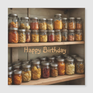 Canning Magnetic Birthday Card