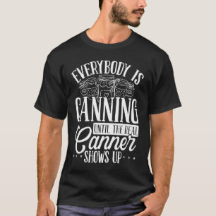 Canning Season Shelf Homegrown Food Homesteading C T-Shirt