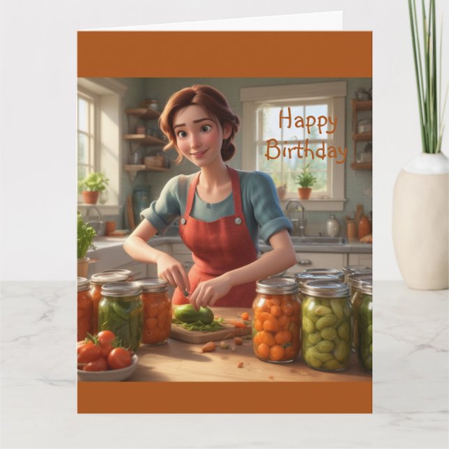 Canning the Harvest Card (Front)