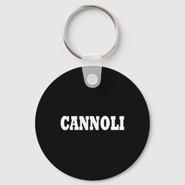 Cannoli Costume Halloween  Keychain (Front)