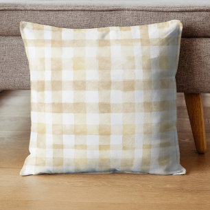 Cannoli Gender Neutral Beige Italian Baby Shower Throw Pillow