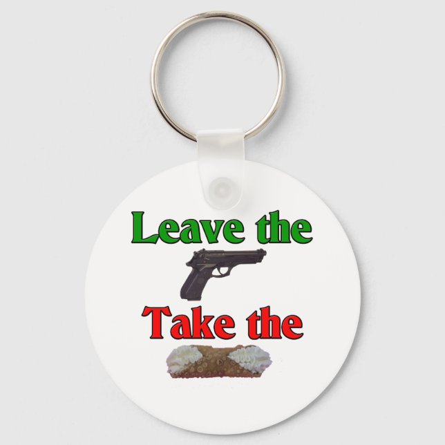 Cannoli Keychain (Front)