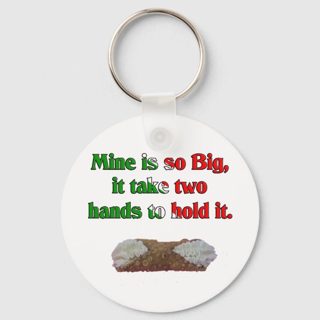 Cannoli Keychain (Front)