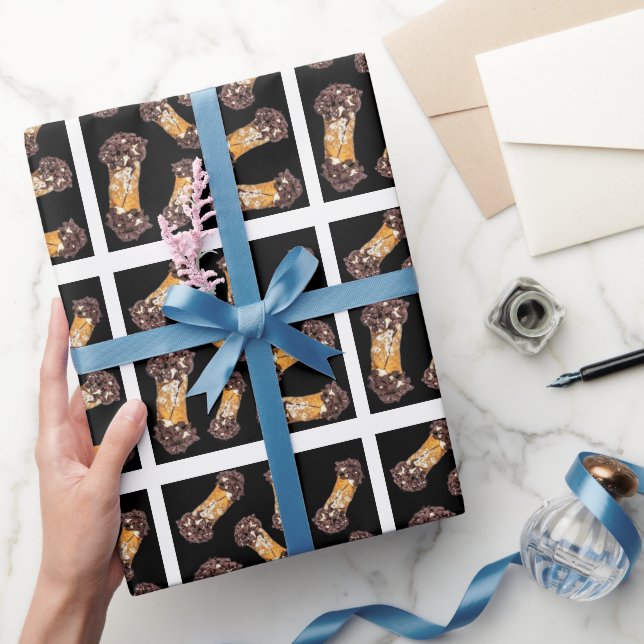 Cannoli pattern  wrapping paper (Gifting)
