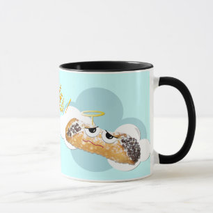 "cannoli saint !"  tasse humoristique de parodie