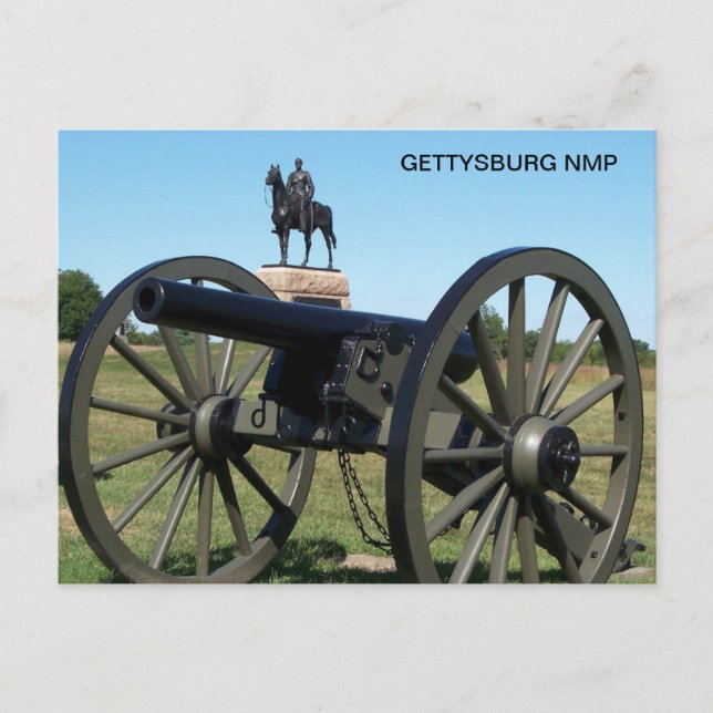 CANNON AND MEADE MONUMENT POSTCARD (Front)